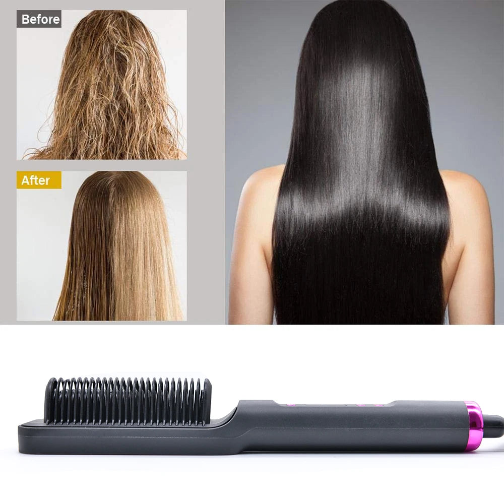 Electric Hair Straightener Comb
