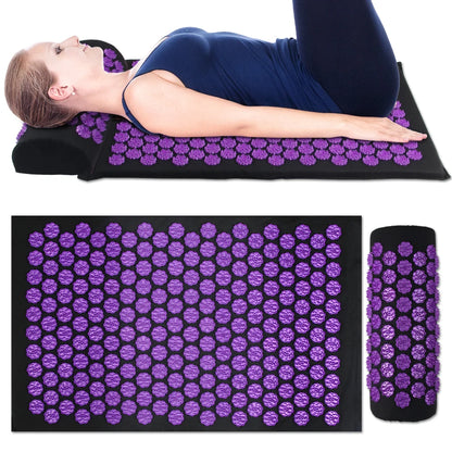 Acupressure Yoga Mat & Pillow Set